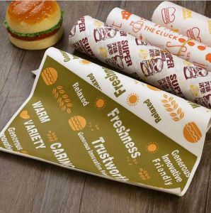包装印刷标志托盘内衬三明治面包汉堡包装纸
