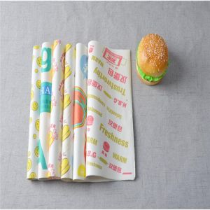 汉堡包装纸设计汉堡包装纸用于包装三明治
