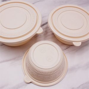 拉面碗带盖一次性碗汤方和盘子