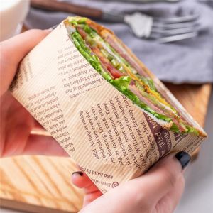马来西亚定制汉堡包装纸