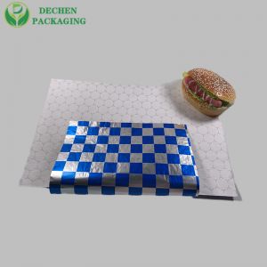 Burger Foil Paper Burger Wrap Aluminum Foil
