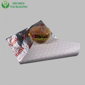 Burger Foil Wrap Aluminum Foil Sandwich