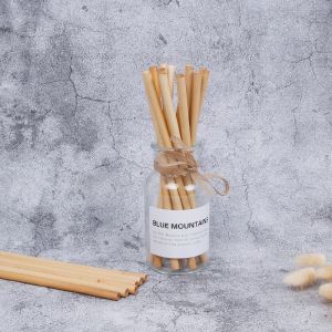Paille de bambou biodégradable可喷射纸盒罗索